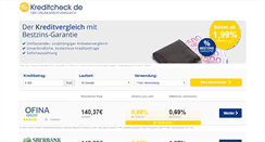 Desktop Screenshot of kreditcheck.de