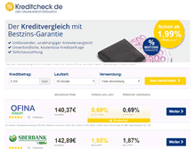 Tablet Screenshot of kreditcheck.de